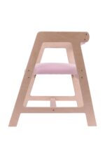 Ahşap Çocuk Oyun, Aktivite, Çalışma Masası Sandalyesi Pembe-005586 - Görsel 6