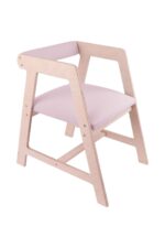 Ahşap Çocuk Oyun, Aktivite, Çalışma Masası Sandalyesi Pembe-005586 - Görsel 5